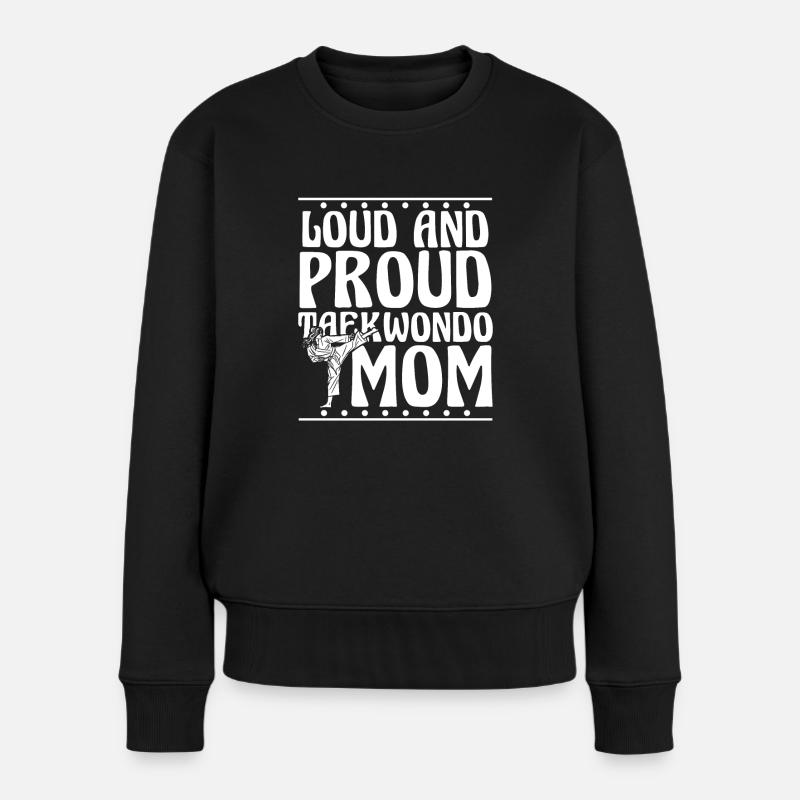 Taekwondo Mama - Pull Premium bio Femme - noir