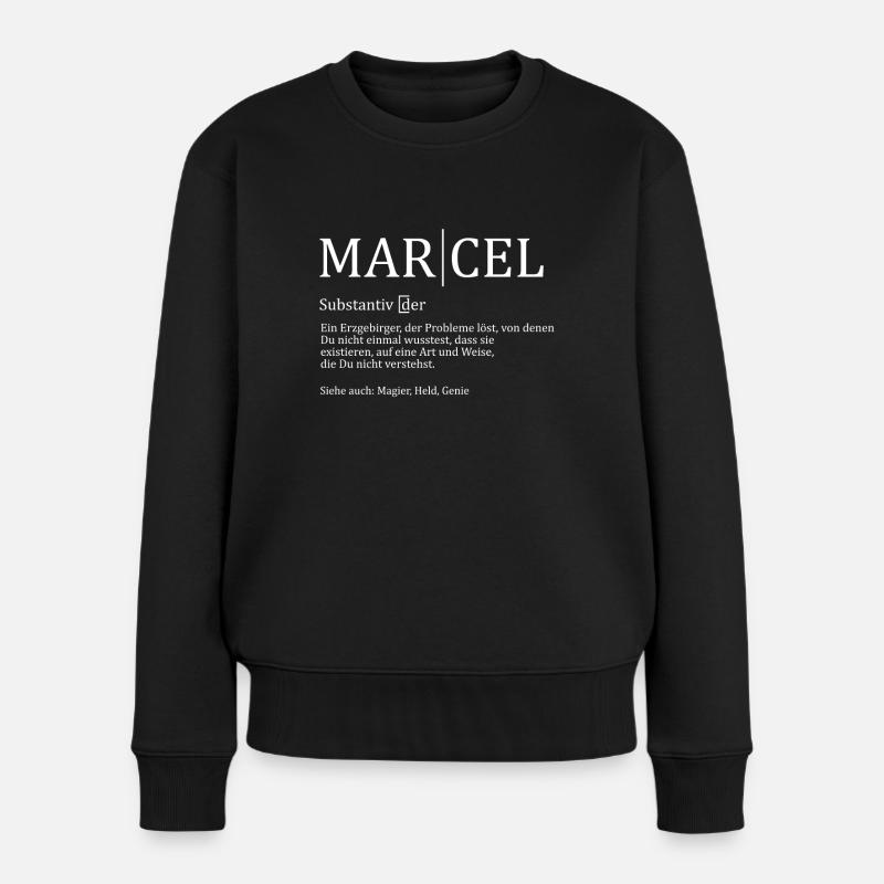 Erzgebirge Marcel - Frauen Premium Bio Pullover - Schwarz