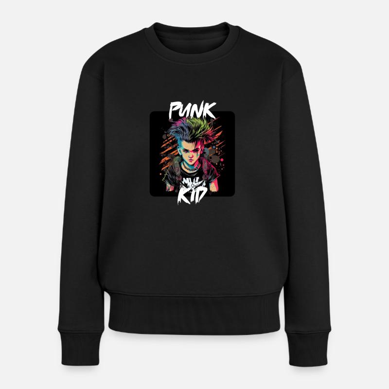 Graffiti Style - Cool Punk Child 4 - Pull Premium bio Femme - noir