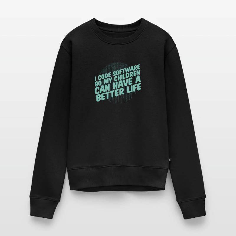 Entwickler Coder Programmierer Elternteil Frauen Premium Bio Pullover