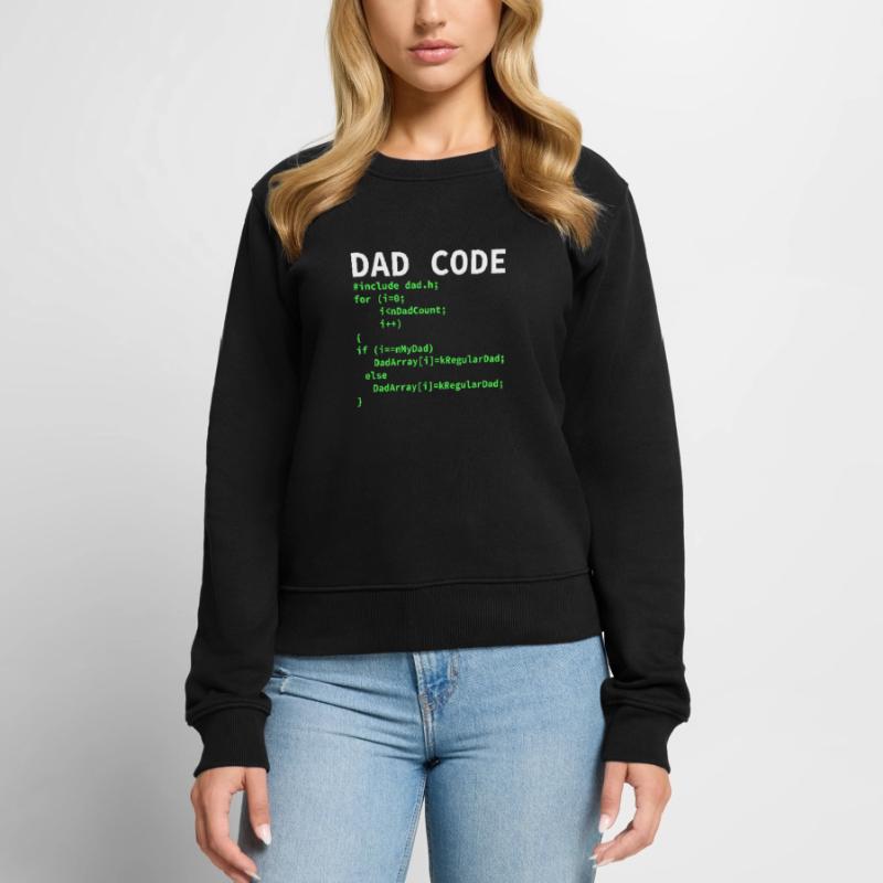 Développeur Coder Programmeur Papa Pull Premium bio Femme