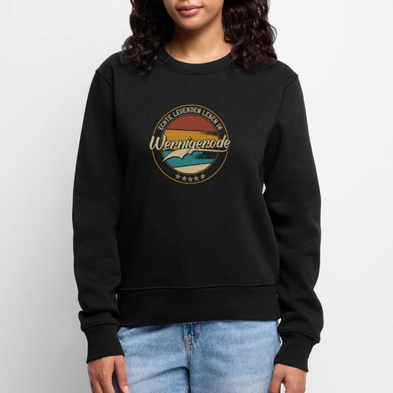 Wernigerode Echte Legenden leben in Wernigeroder Frauen Premium Bio Pullover