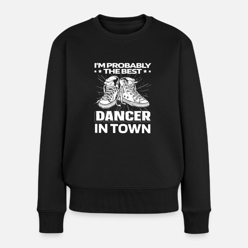 Tanzen Tänzer Witzig - Frauen Premium Bio Pullover - Schwarz