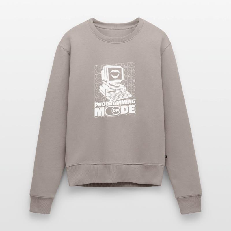 Entwickler Coder Programmierer Modus An Frauen Premium Bio Pullover