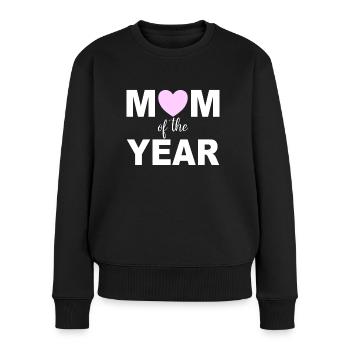 Maman Cadeau Fête des Mères - Pull Premium bio Femme - noir - Devant - Julia (174cm)