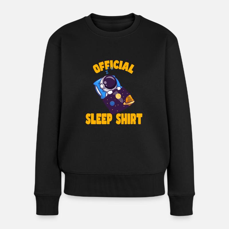 Bonne nuit - Pull Premium bio Femme - noir