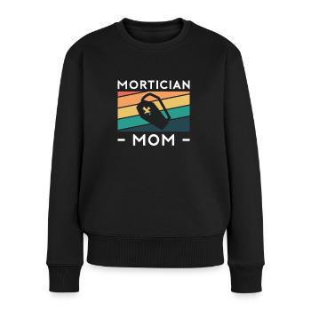 Mortician Mom Mom Mom Mom's Day - Women's Premium Organic Jumper - black - Front - Julia (174cm)