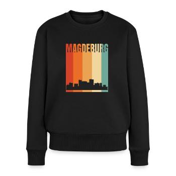 Horizon de Magdebourg - Pull Premium bio Femme - noir - Devant - Julia (174cm)