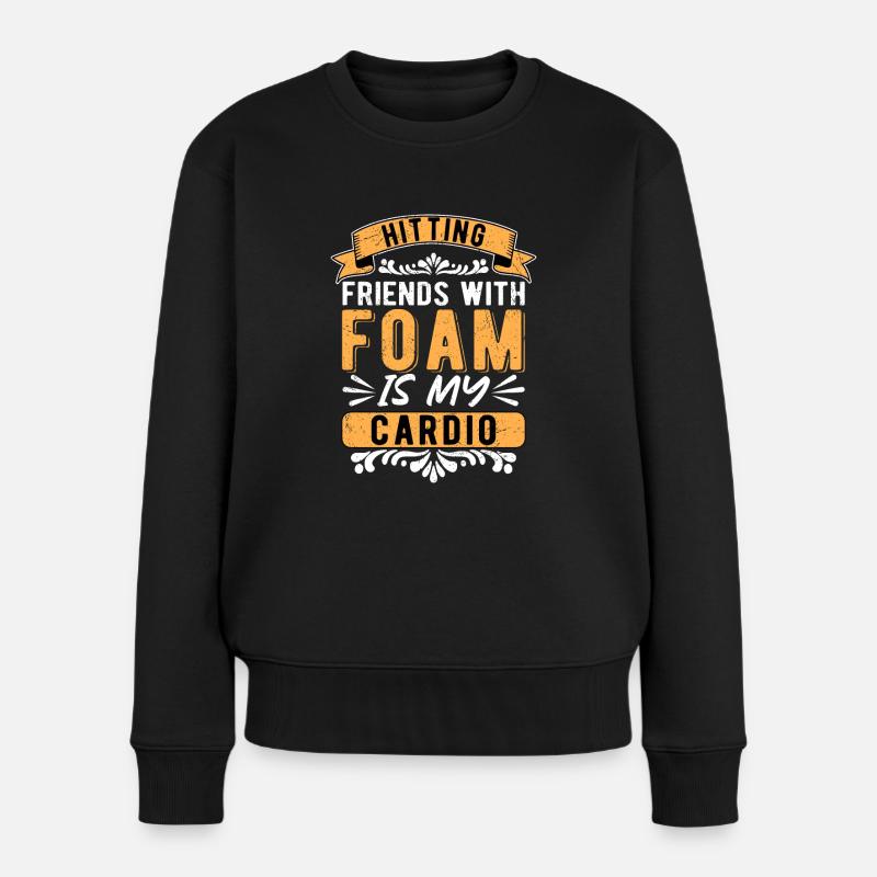 Larp Larping Live Action Role Playing - Frauen Premium Bio Pullover - Schwarz