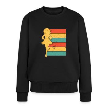 Irish Dance St. Patrick's Dance - Women's Premium Organic Jumper - black - Front - Julia (174cm)