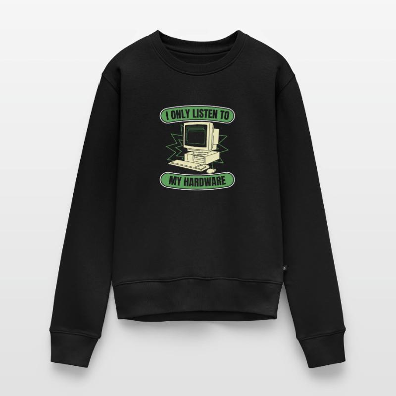 Entwickler Coder Programmierer Hardware Frauen Premium Bio Pullover