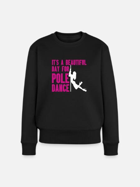 Pole Dance - Frauen Premium Bio Pullover - Schwarz