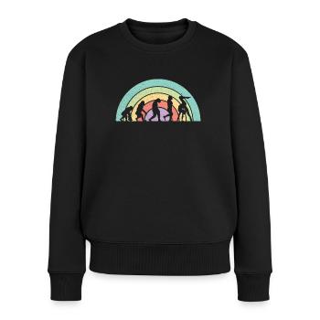 Gymnastique | Gymnastique Gymnastique Filles Femmes - Pull Premium bio Femme - noir - Devant - Julia (174cm)