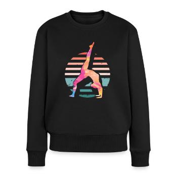 Gymnastique | Gymnastique Gymnastique Filles Femmes - Pull Premium bio Femme - noir - Devant - Julia (174cm)