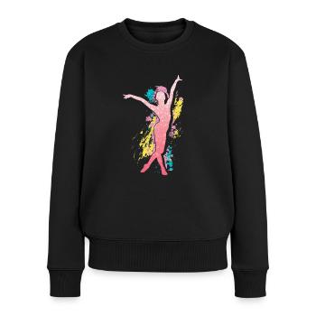 Gymnastics | Gymnastics Gymnastics Girls Women - Women's Premium Organic Jumper - black - Front - Julia (174cm)