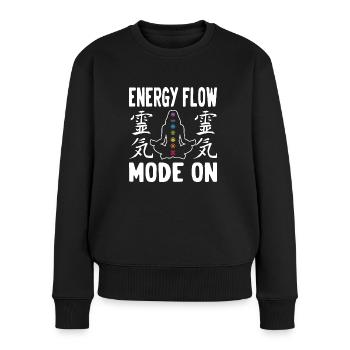 Reiki Practitioners & Reiki Master - Women's Premium Organic Jumper - black - Front - Julia (174cm)