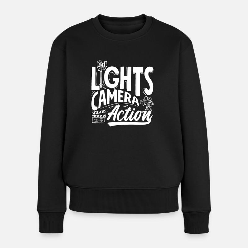 Lights Camera Action Filmmaker - Pull Premium bio Femme - noir