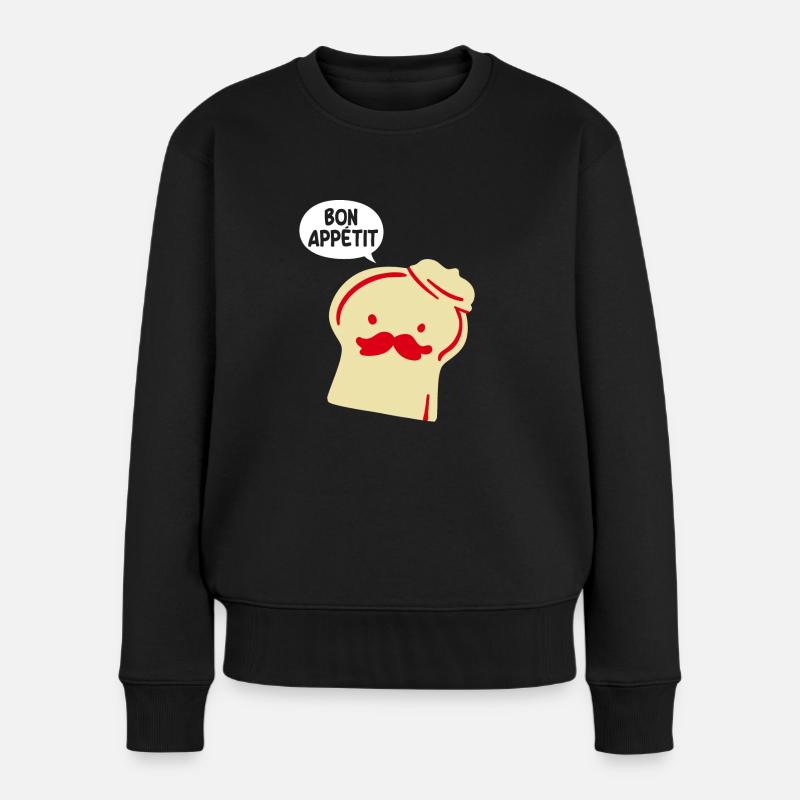 Pain perdu - Pull Premium bio Femme - noir