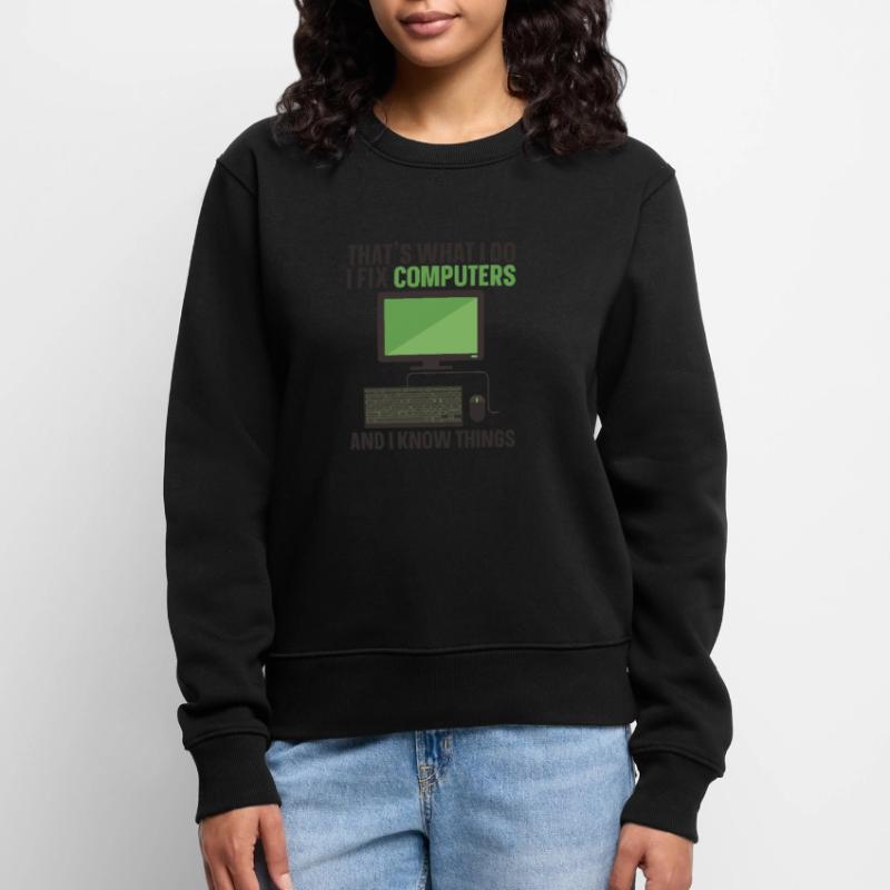 Computer Repair Technology Support Technology Women's Premium Organic Jumper