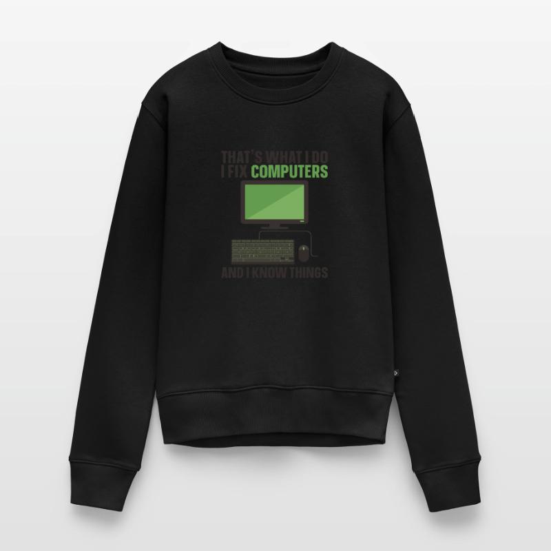 Computer Repair Technology Support Technology Women's Premium Organic Jumper