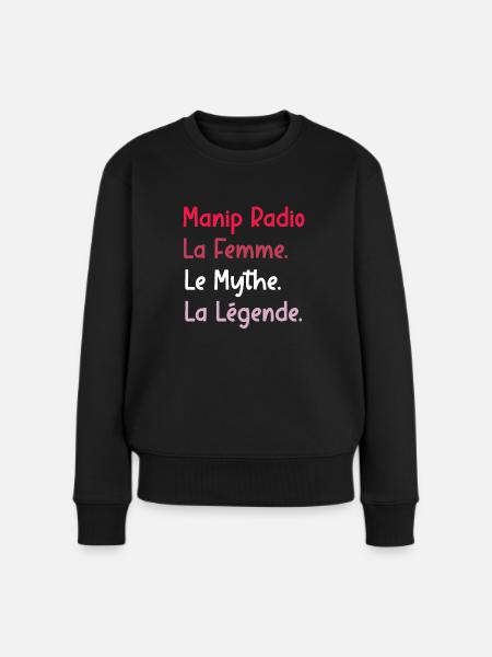 manip radio - Pull Premium bio Femme - noir