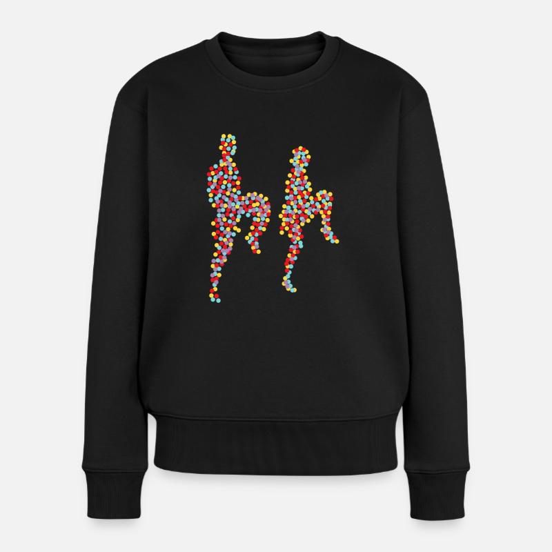 Boogie Woogie Dancing Rétro Swing - Pull Premium bio Femme - noir