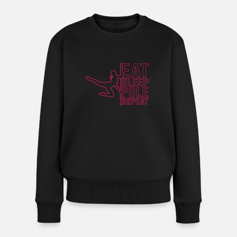Pole Dance Dancer, Pole Dance, Pole Dancing - Women's Premium Organic Jumper - black