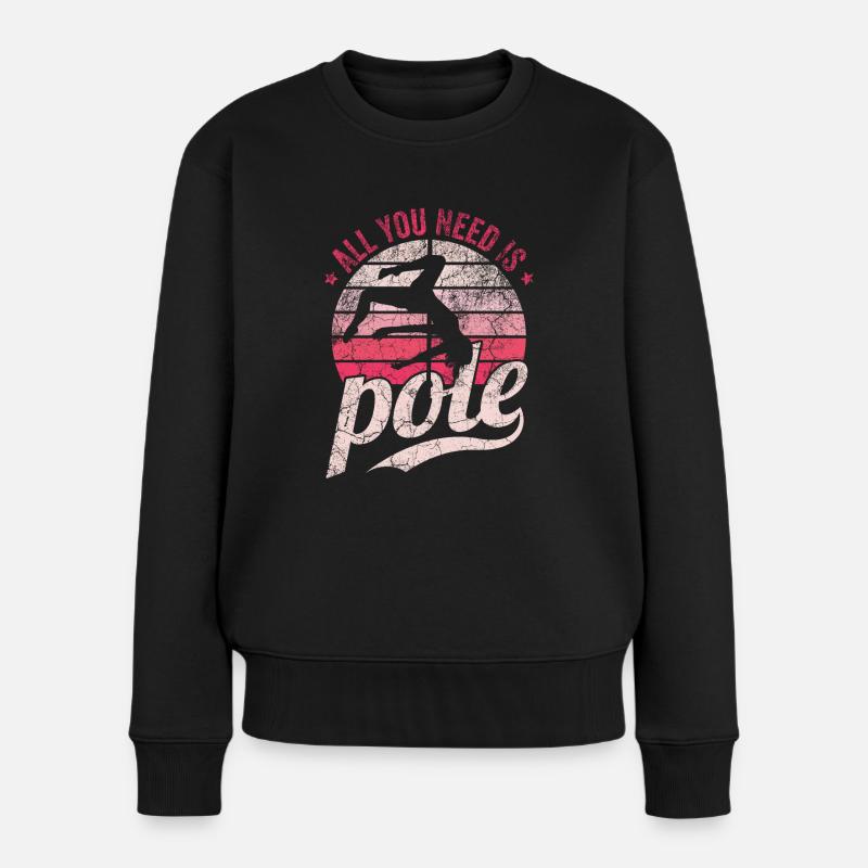 Pole Dance Dancer, Pole Dance, Pole Dancing - Pull Premium bio Femme - noir