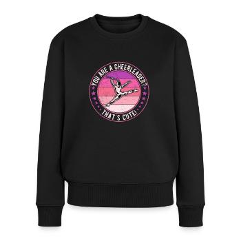 Bâton tournoyant tige tournante - Pull Premium bio Femme - noir - Devant - Julia (174cm)