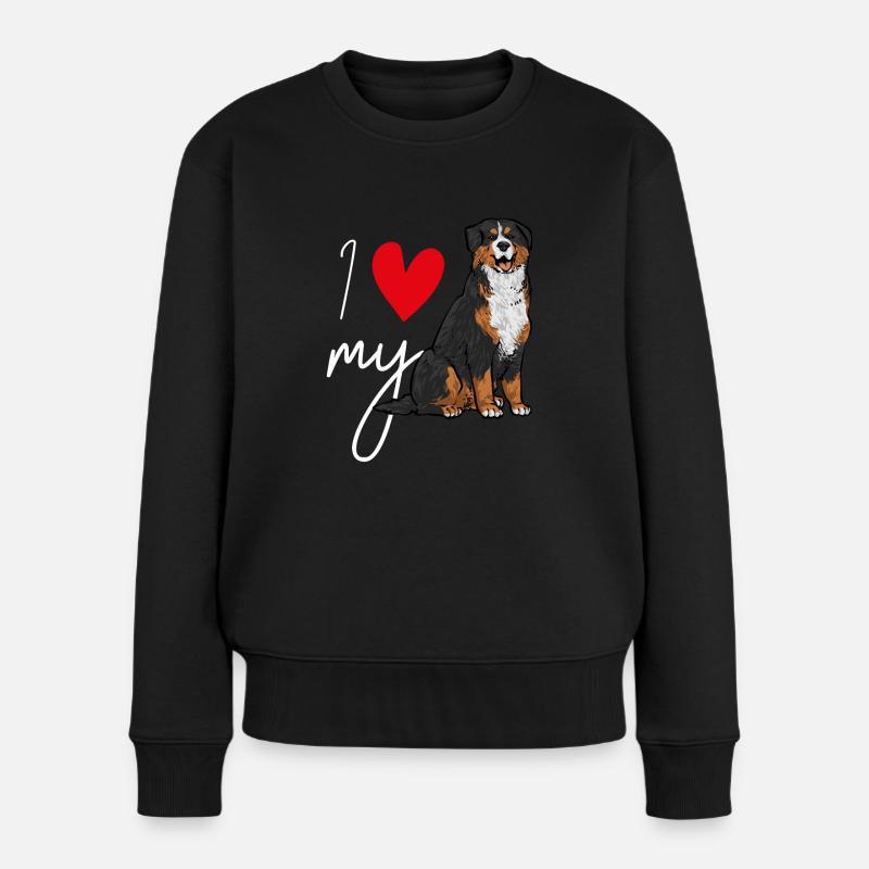 Bouvier bernois - Pull Premium bio Femme - noir