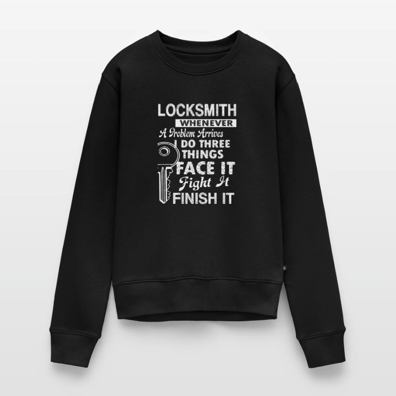 Locksmith Locksmith Solves Problem Women's Premium Organic Jumper