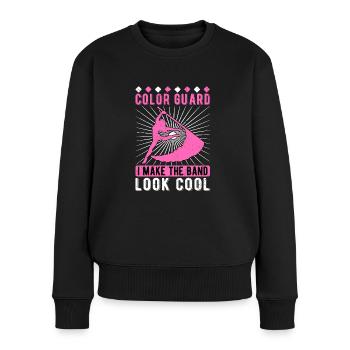 Color Guard Colorguard Farbwächter - Frauen Premium Bio Pullover - Schwarz - Vorne - Julia (174cm)