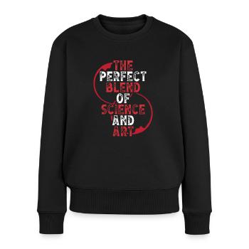 The perfect blend of science - Women's Premium Organic Jumper - black - Front - Julia (174cm)