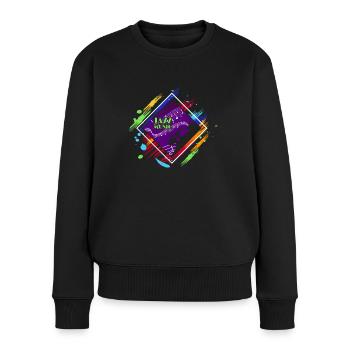 Jazz Musik Improvisation Festival - Frauen Premium Bio Pullover - Schwarz - Vorne - Julia (174cm)