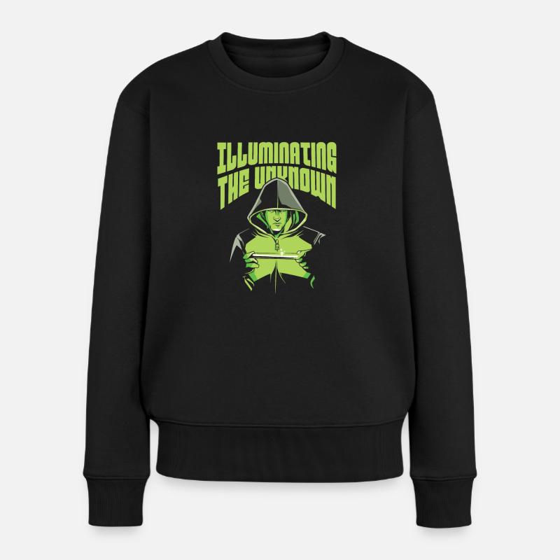 Neon-Chemie - Frauen Premium Bio Pullover - Schwarz