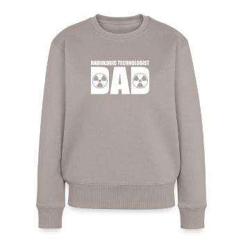 Lustiger Radiologieassistent Papa - Frauen Premium Bio Pullover - Taupe - Vorne - Julia (174cm)