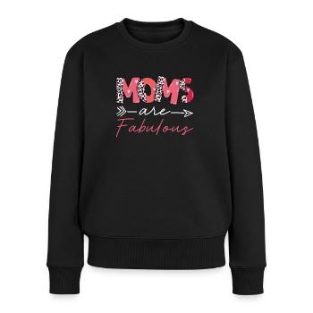 Les mères sont fabuleuses - Pull Premium bio Femme - noir - Devant - Julia (174cm)