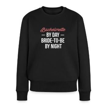 Bachelorette By Day Bride To Be By Night - Pull Premium bio Femme - noir - Devant - Julia (174cm)