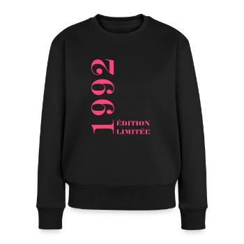 Edition limitée 1992 - Pull Premium bio Femme - noir - Devant - Julia (174cm)