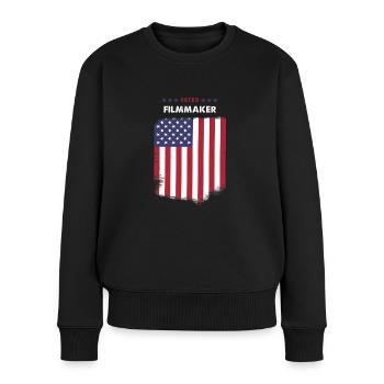 Wähler-Filmemacher - Frauen Premium Bio Pullover - Schwarz - Vorne - Julia (174cm)