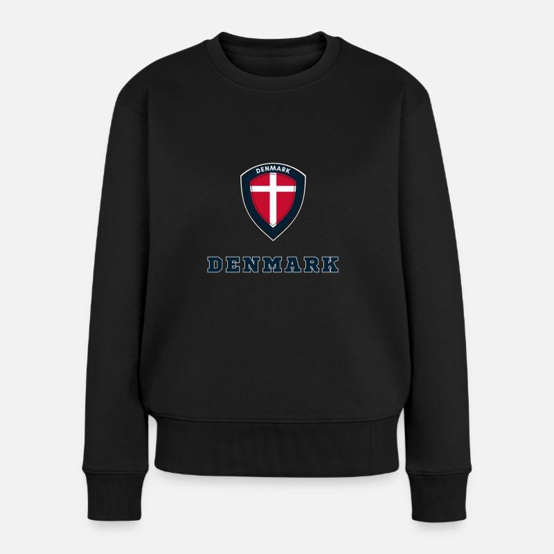 Denmark - Women's Premium Organic Jumper - black