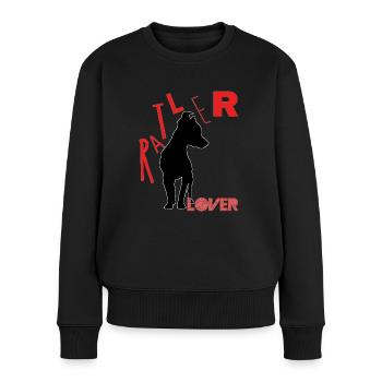 Amant de Ratler - Pull Premium bio Femme - noir - Devant - Julia (174cm)