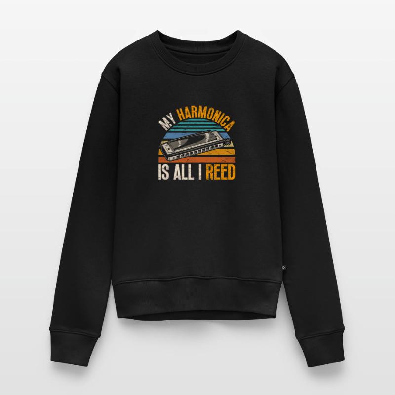 Harmonica harmonica player Women's Premium Organic Jumper