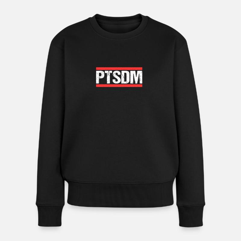 Potsdamerin Potsdamer Potsdam - Frauen Premium Bio Pullover - Schwarz