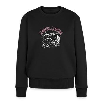 Glamping Grand-mère Chemise Cadeau Grand-mère Grand-mère Grand-mère - Pull Premium bio Femme - noir - Devant - Julia (174cm)