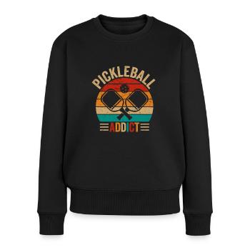 Pickleball Pickleball Racket Padel Addictive - Women's Premium Organic Jumper - black - Front - Julia (174cm)