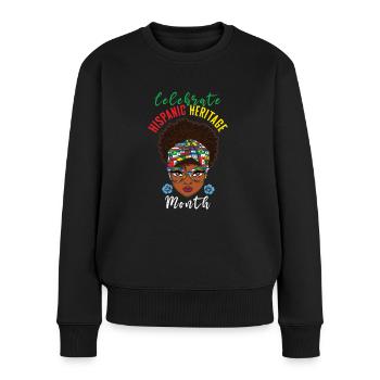 Célébrez le patrimoine hispanique national hispanique - Pull Premium bio Femme - noir - Devant - Julia (174cm)