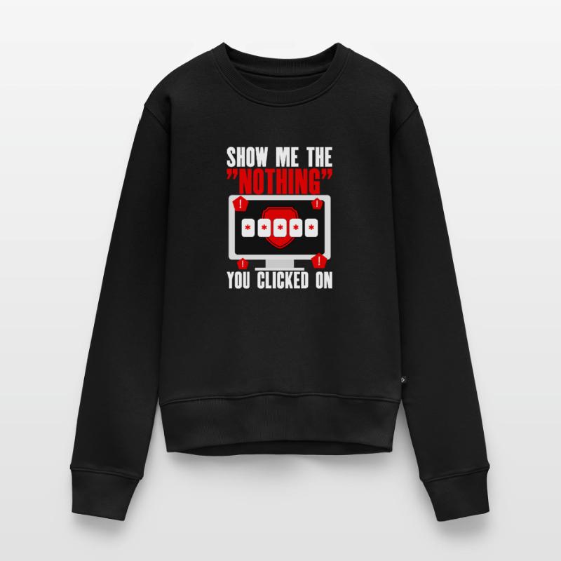 Cybersecurity, Hacking, IT Women's Premium Organic Jumper