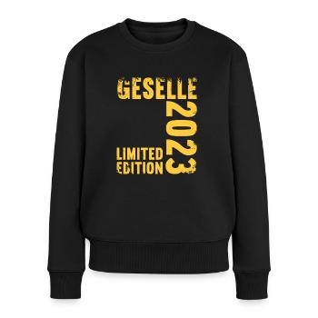 Geselle Gesellenprüfung bestanden Gesellen - Frauen Premium Bio Pullover - Schwarz - Vorne - Julia (174cm)