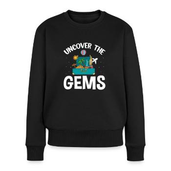 Discover the gems Maya Mexico Riviera - Women's Premium Organic Jumper - black - Front - Julia (174cm)